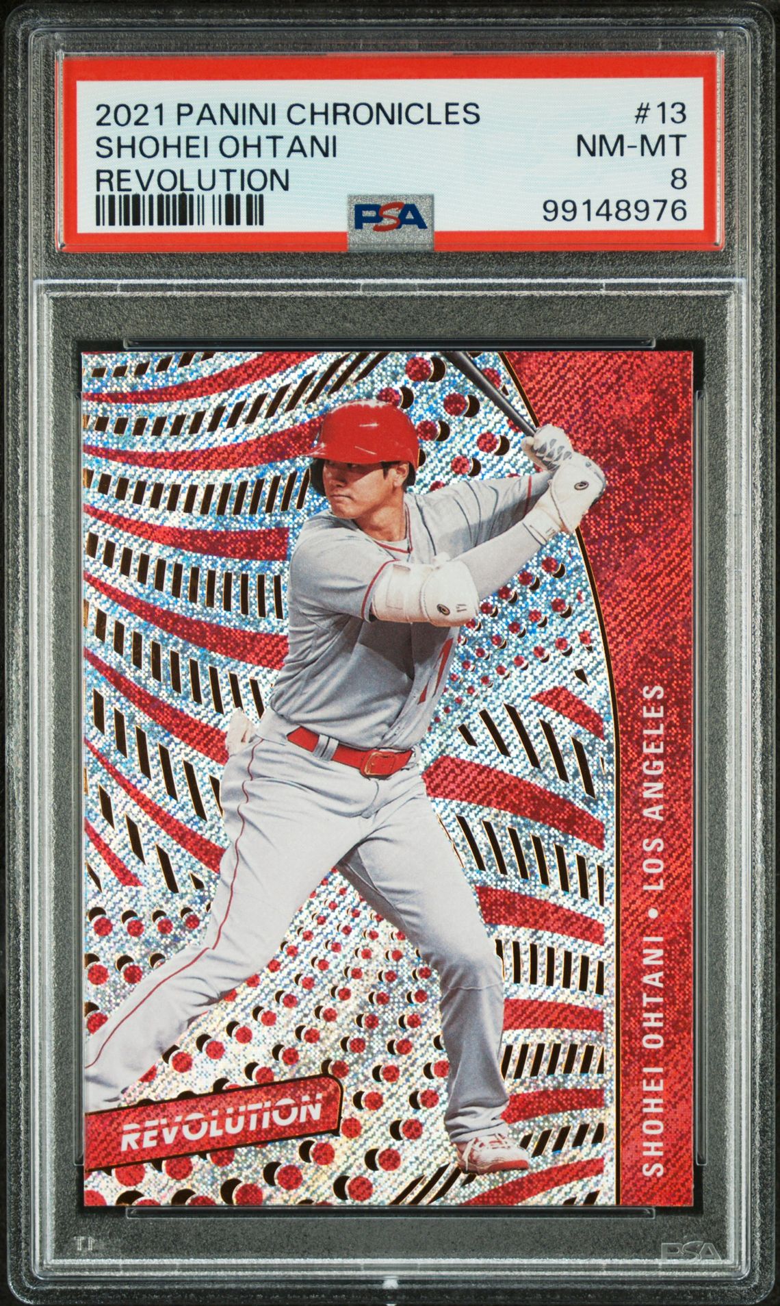 2021 Panini Chronicles Revolution Shohei Ohtani #13 (Revolution) Nm-Mt 8 front