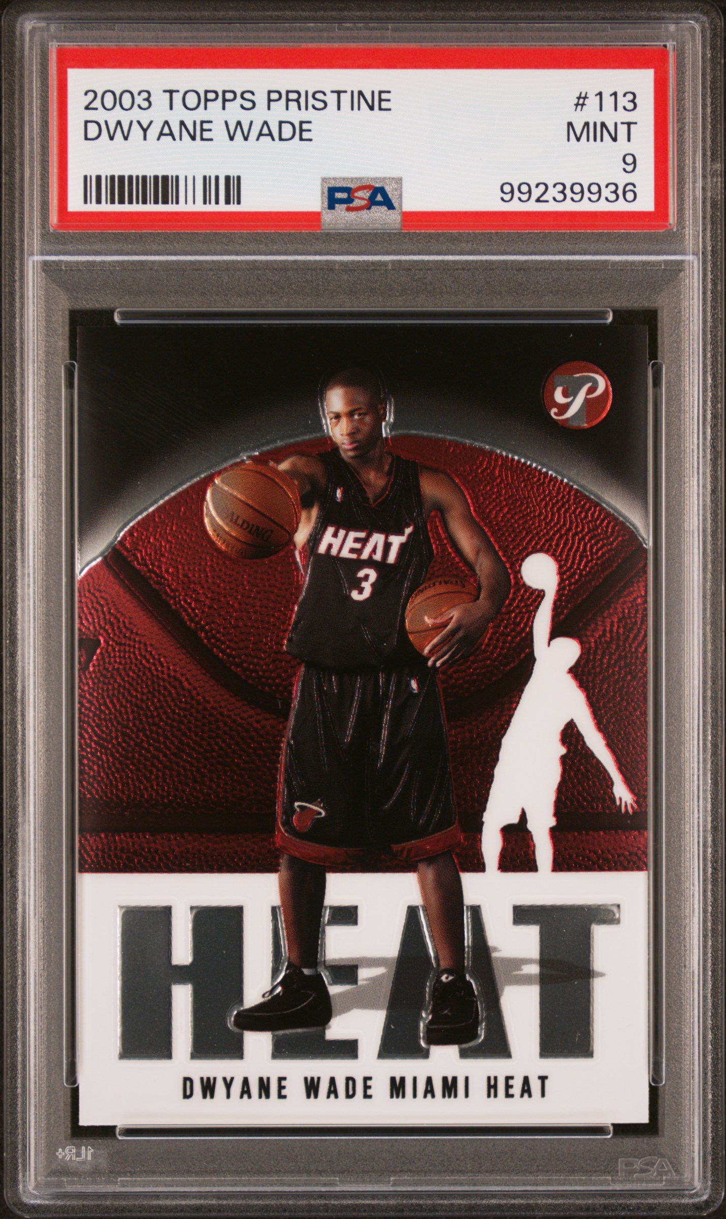 2003 Topps Pristine Dwyane Wade #113 Mint 9 front