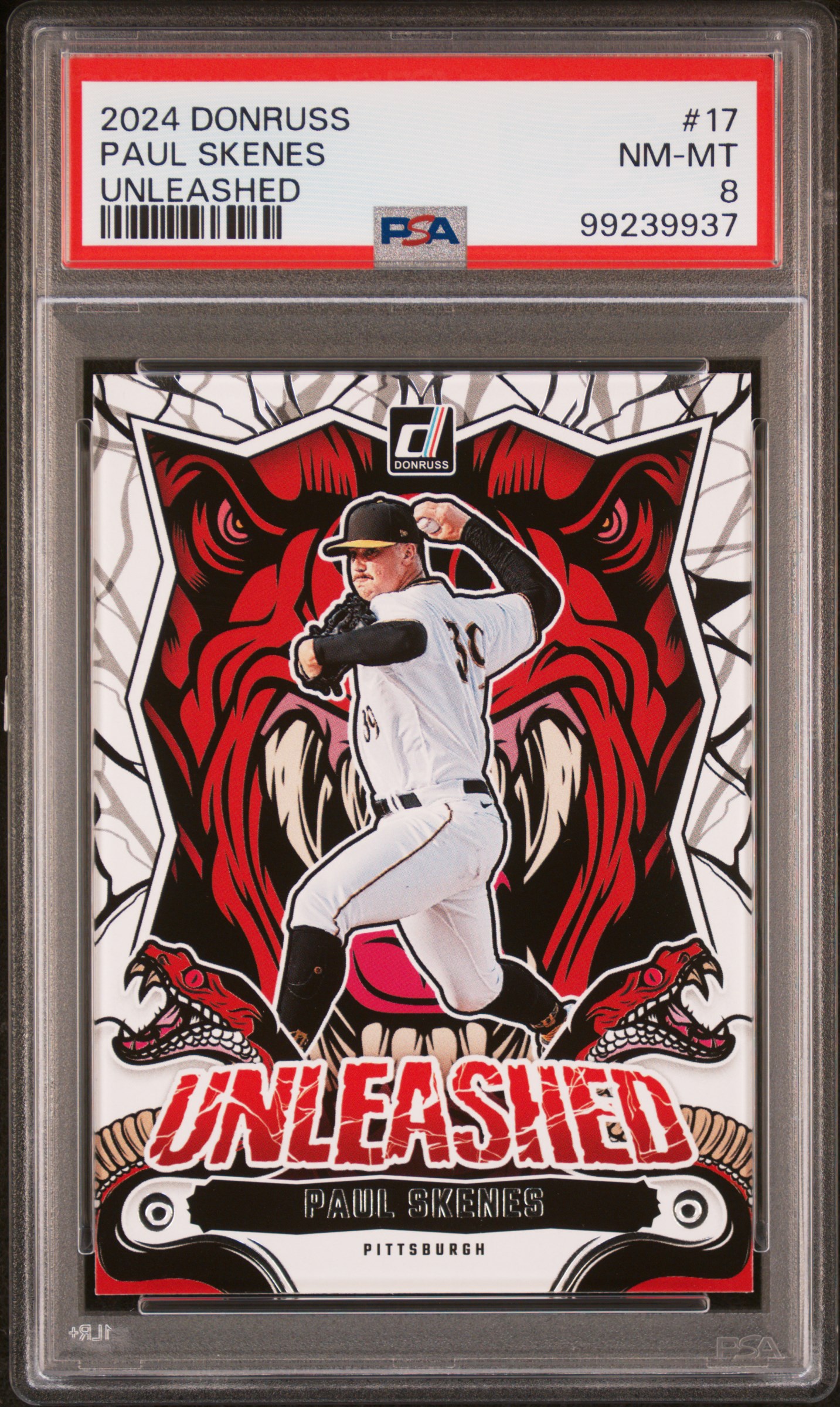 2024 Panini Donruss Unleashed Paul Skenes #17 Nm-Mt 8 front