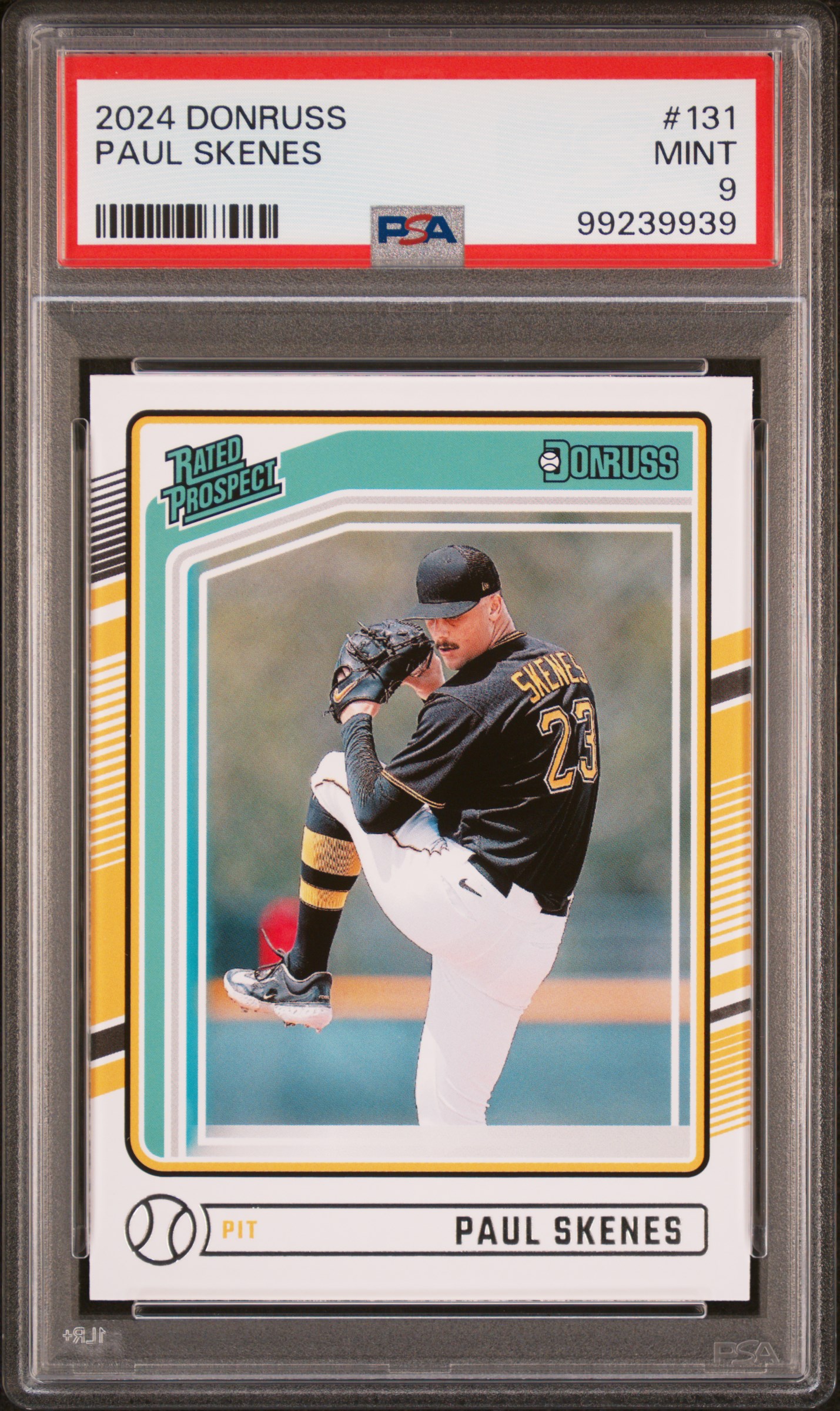 2024 Panini Donruss Paul Skenes #131 Mint 9 front