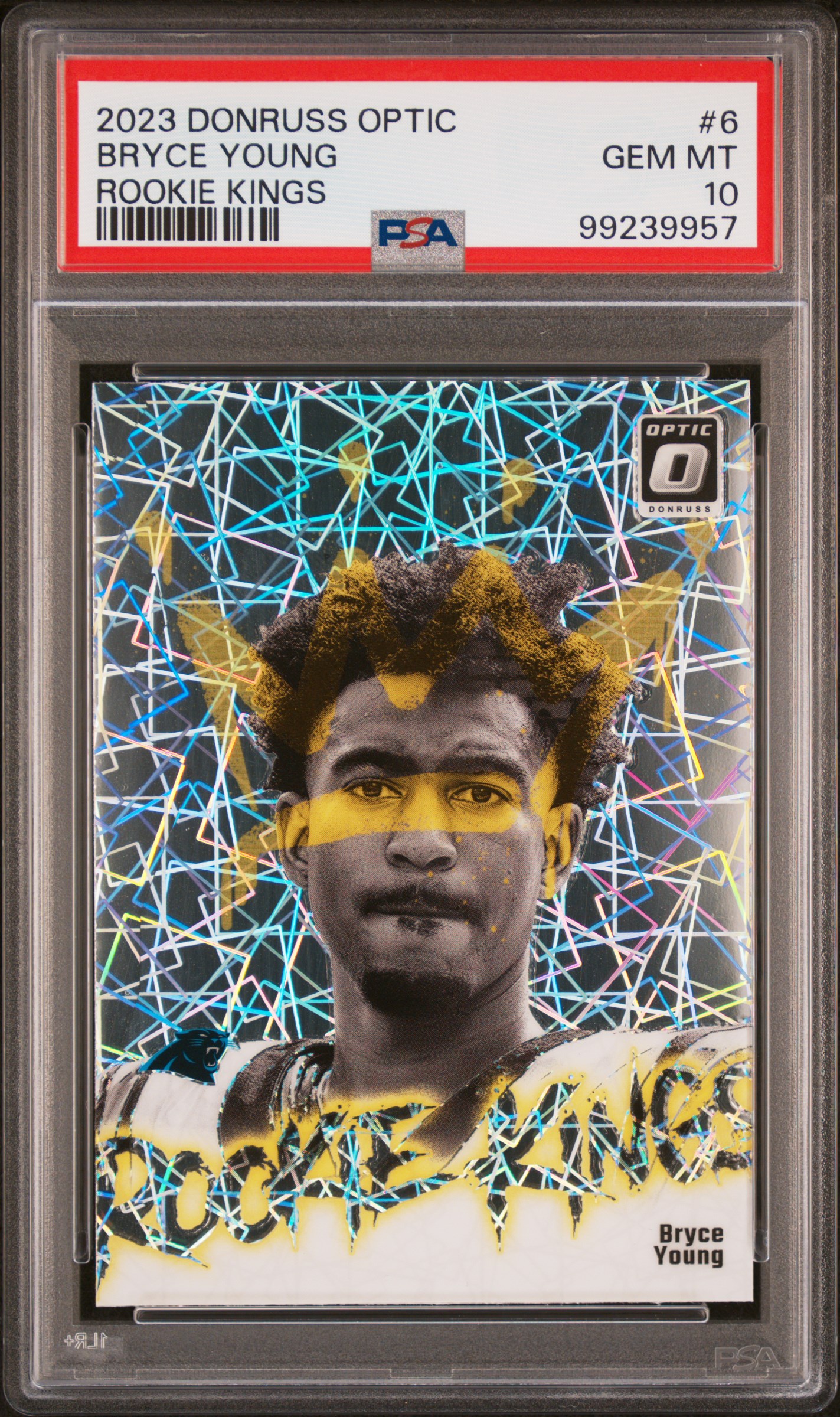2023 Panini Donruss Optic Rookie Kings Bryce Young #6 Gem Mt 10 front