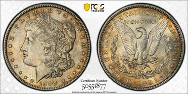 1902 $1 MS65