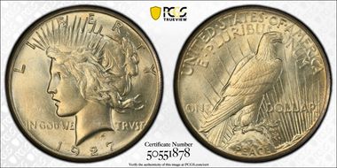 1927 $1 MS63