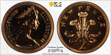 1972 2p S-C1 New Pence PR66RD