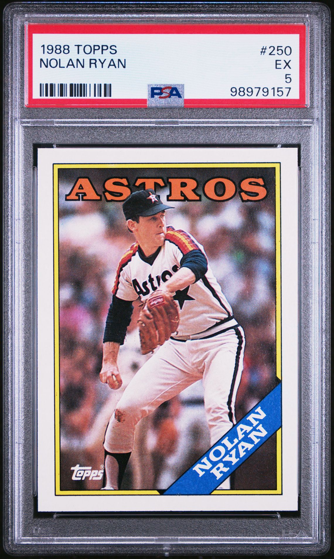 1988 Topps Nolan Ryan #250 Ex 5 front