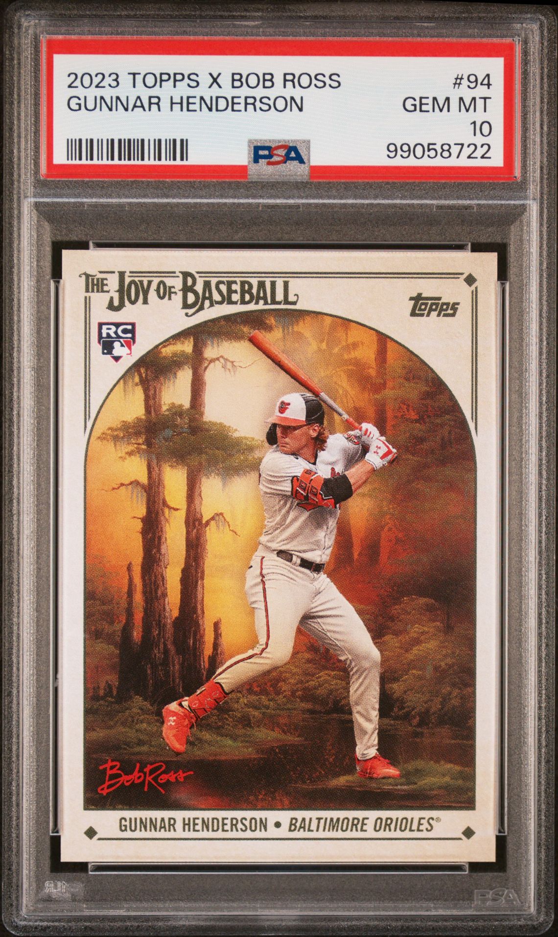 2023 Topps Topps X Bob Ross The Joy Of Baseball #94 Gunnar Henderson front
