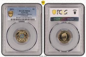 2021 $2 Ambulance Service Colorized MS64