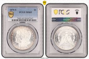 1879-S $1 MS65