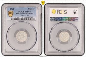 1738 Stuiver KM-55 Ag MS65