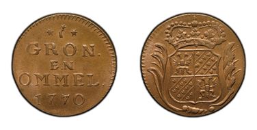 1770 Duit KM-65 Small Letters MS65RB