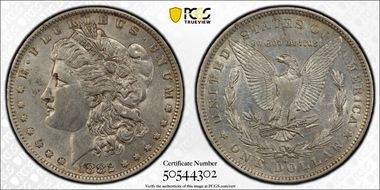 1882-O/S $1 Strong N1