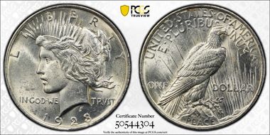 1923 $1 MS60