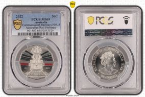 2022 50C Commonwealth Railways-NM25 Australian Rail Heritage MS69