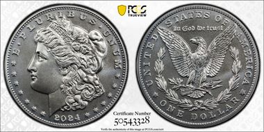 2024 $1 Morgan Dollar MS70