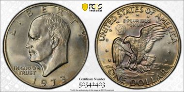 1973 $1 MS66+