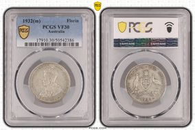 1932(m) Florin KM-27  Ag VF30
