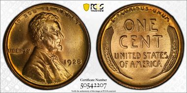 1928 1C MS67RD