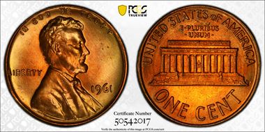 1961 1C MS67RD