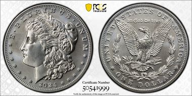 2024 $1 Morgan Dollar MS70