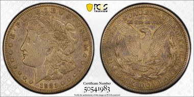 1921-S $1 XF45
