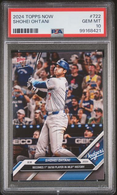 2024 Topps Now Shohei Ohtani #722 Gem Mt 10 front