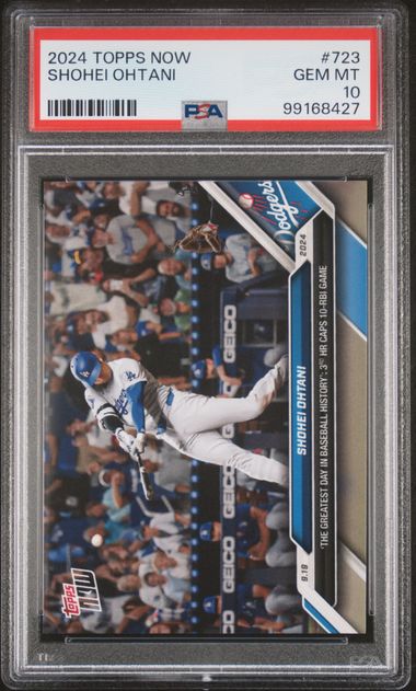 2024 Topps Now Shohei Ohtani #723 Gem Mt 10 front