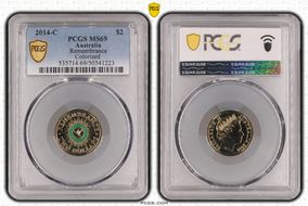 2014-C $2 Remembrance Colorized MS69