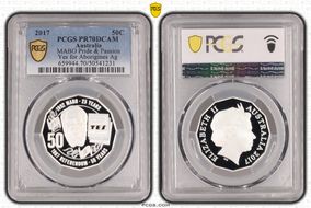 2017 50C MABO Pride & Passion Yes for Aboriginals Ag PR70DCAM
