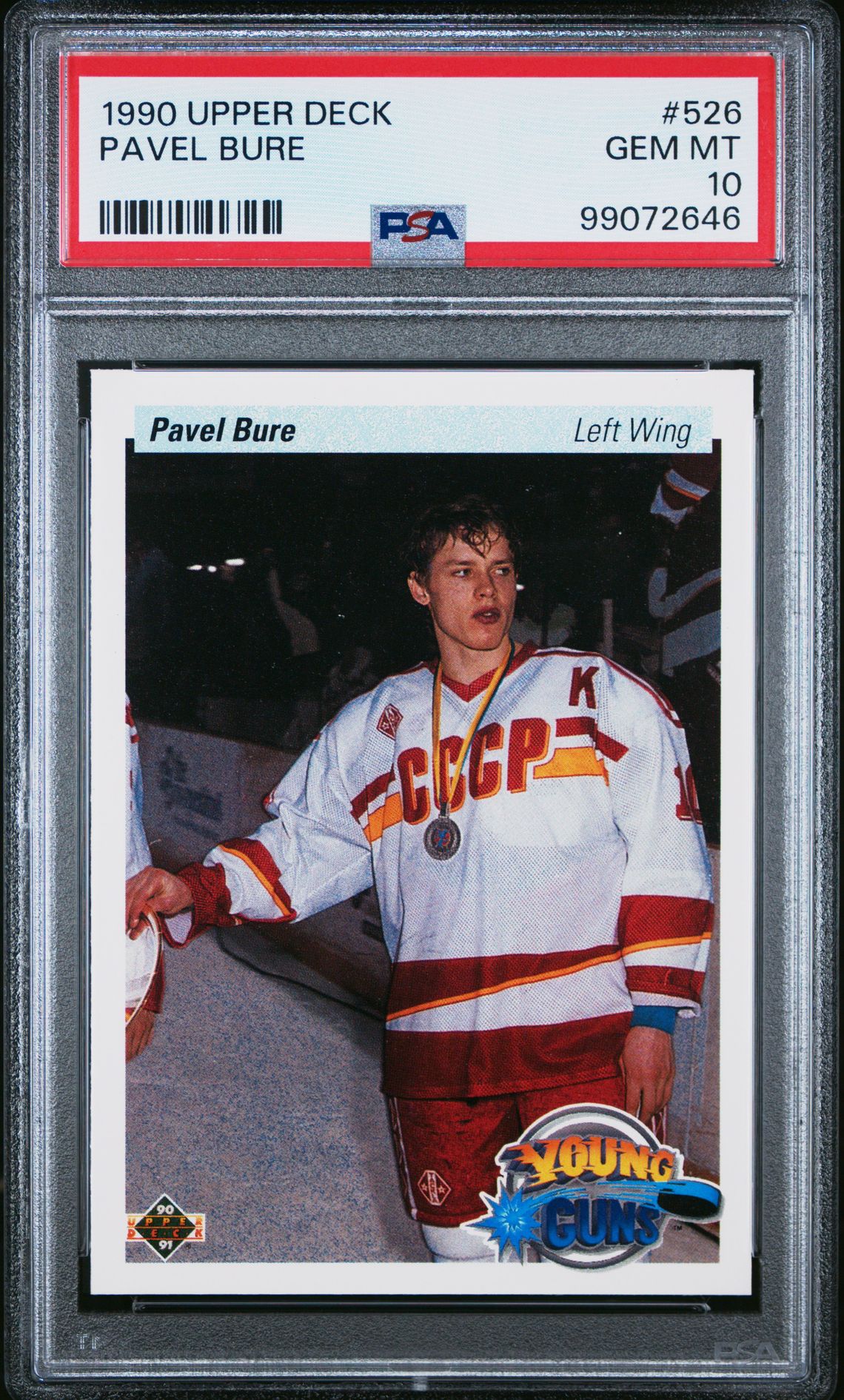 1990 Upper Deck UPPER DECK #526 Pavel Bure front