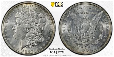 1897-O $1 AU55