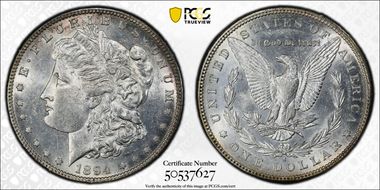 1894-S $1 AU58