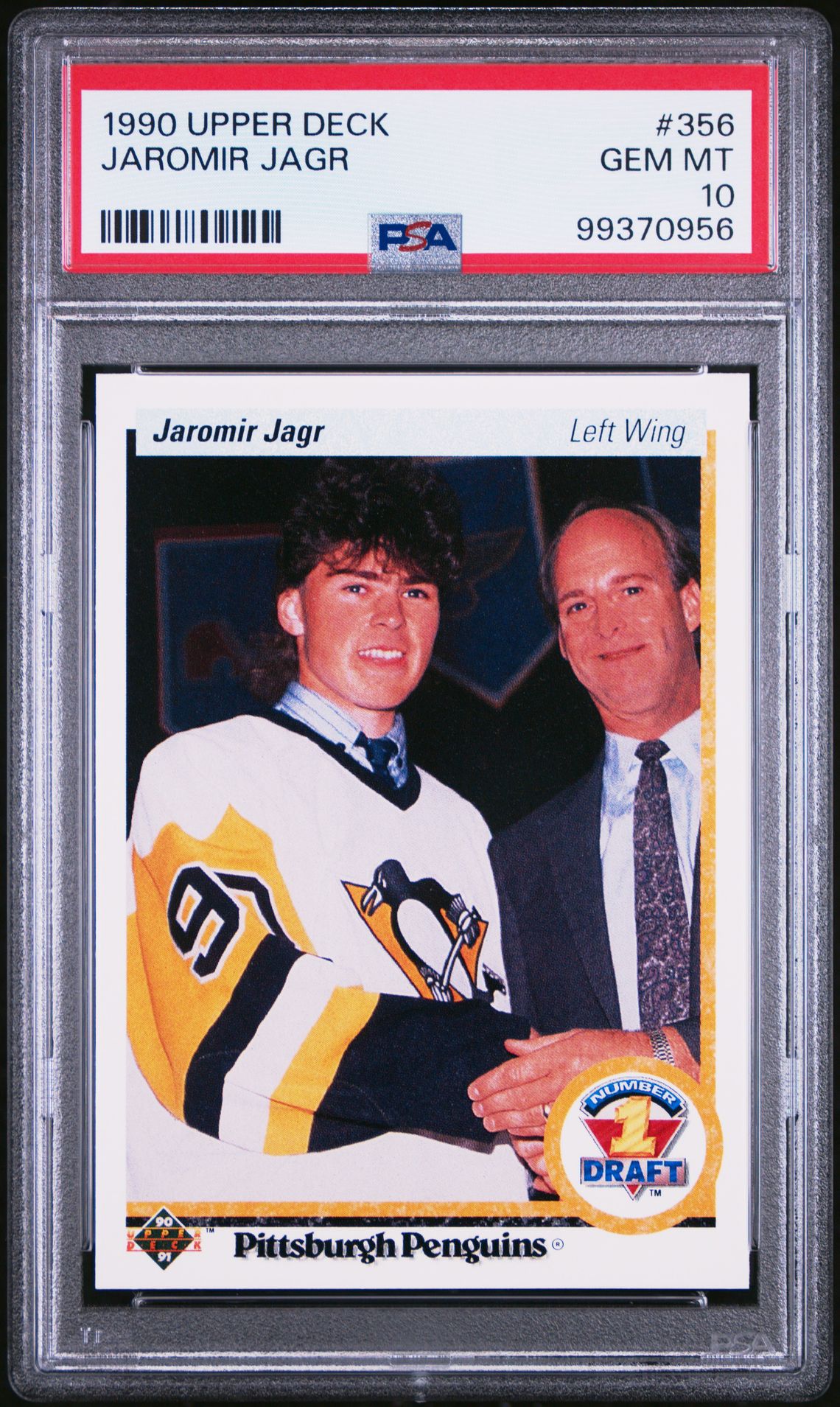 1990 Upper Deck #356 Jaromir Jagr front
