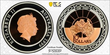 1999 $10 The Past PR70DCAM