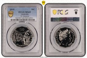 2015 50C El Alamein MS69