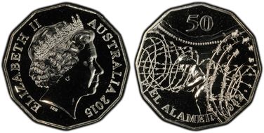 2015 50C El Alamein MS69