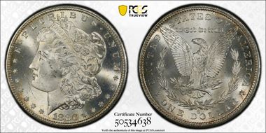 1880-S $1 MS64
