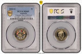 2023-C $2 Vietnam War Colorized MS69