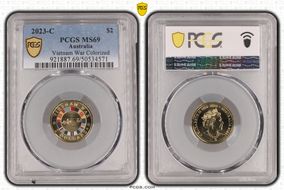 2023-C $2 Vietnam War Colorized MS69