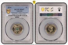 2024 $2 Paralympic Team Colorized MS67