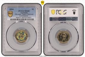 2024 $2 Olympic Team Colorized Community MS68