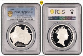 1993 $5 Blue Mountains Crossing PR70DCAM