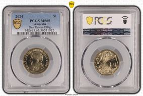 2024 $1 Dan Thorne Effigy MS65
