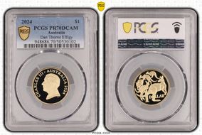 2024 $1 Dan Thorne Effigy PR70DCAM