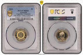 2023 $2 Vegemite Centenary Colorized 100 Mitey Years MS64