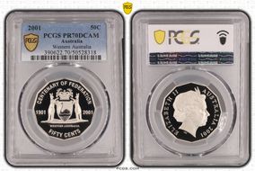 2001 50C Western Australia PR70DCAM