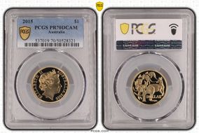 2015 $1 PR70DCAM