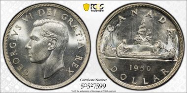 1950 S$1 MS66