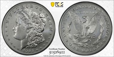 2023 $1 Morgan Dollar MS70