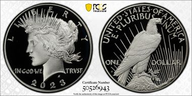 2023-S $1 Peace Dollar PR70DCAM