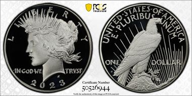 2023-S $1 Peace Dollar PR70DCAM